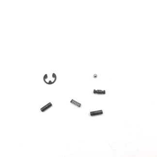 Charter Arms Explorer II 22lr,  pistol parts, safety snap, ring, ball, and pins