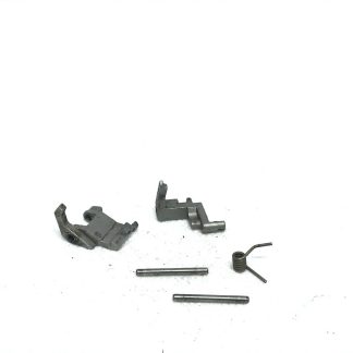 Ruger P95DC 9mm pistol parts, two levers, spring, and pins
