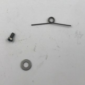 General Precision 22LR Revolver Parts, 1 spring, 1 washer, and 1 screw