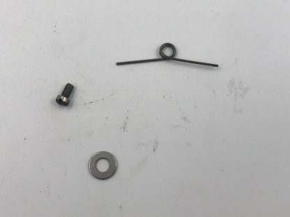 General Precision 22LR Revolver Parts, 1 spring, 1 washer, and 1 screw
