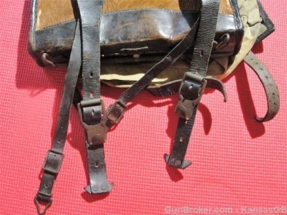 German WW army pony fur pack 1939 rucksack - Image 10