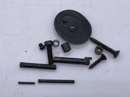 Fie single barrel 12 ga. shotgun parts, plate, pins, spring, bushings, screws - Image 3