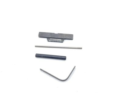 Glock Model 22, 40 cal. pistol parts, trigger, pins, spring, slide stop lever, mag. catch, and barrel stop - Image 8