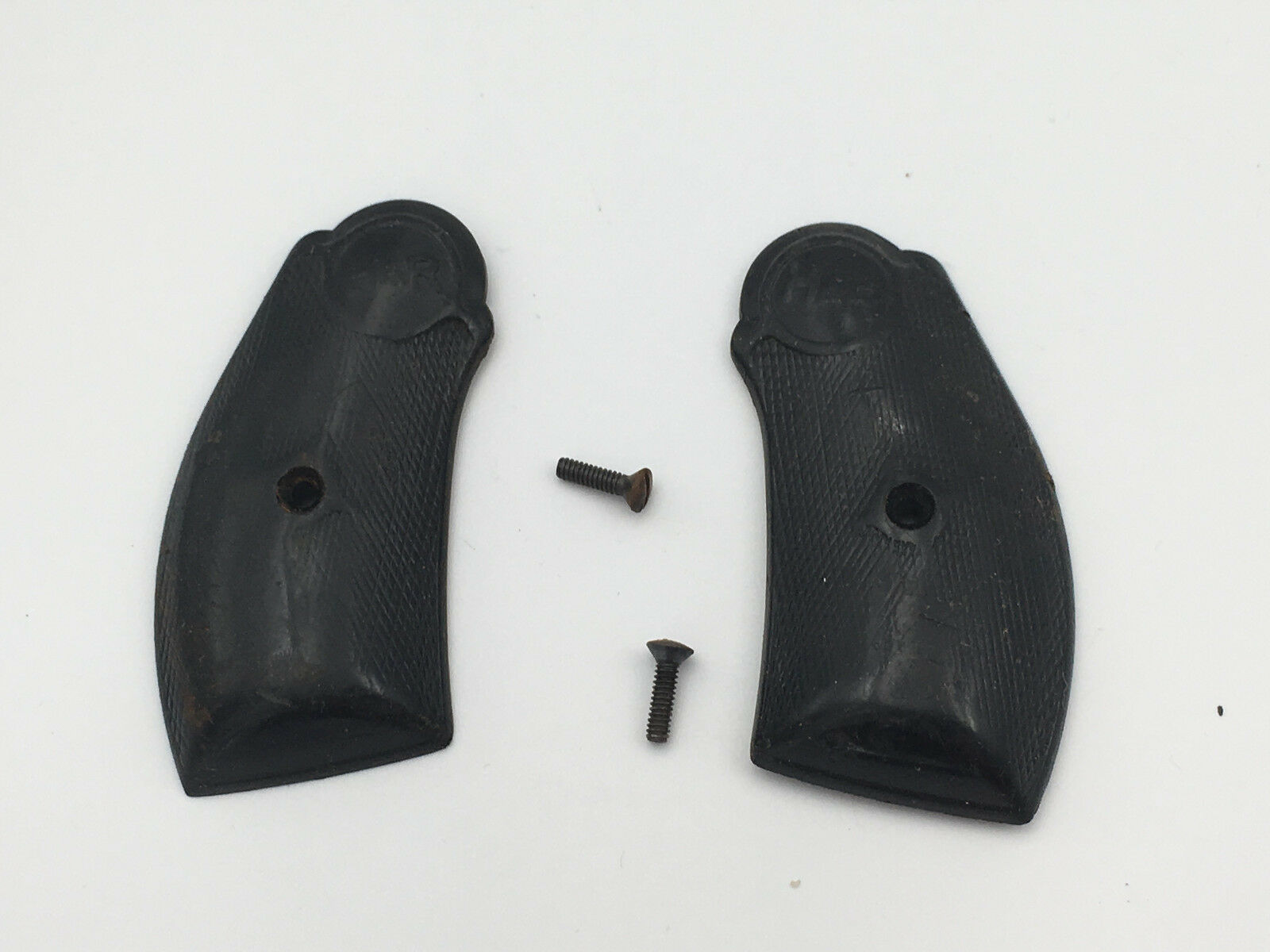 Harrington & Richardson model 732 32S&W revolver parts, grips, 2 screws ...