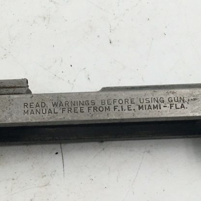 FIE Titan II, 380acp, Pistol Part, Slide, Barrel & Recoil. - Image 9