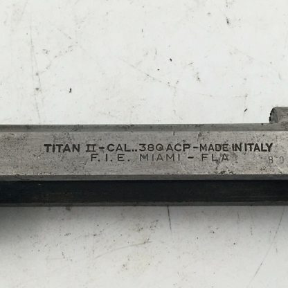 FIE Titan II, 380acp, Pistol Part, Slide, Barrel & Recoil. - Image 7