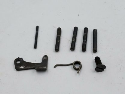 H&R 88 12 Gauge, shotgun parts, release lever, pins, spring, and screw