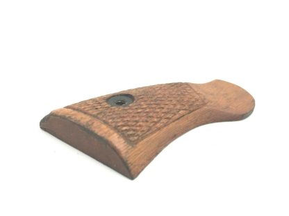 Hi Standard Power Plus 38SPL Revolver Parts: Wooden Grips With Screw - Image 7
