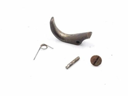 J. Stevens 107B 12ga Single Shot Shotgun Parts: TRIGGER, SPRING, PIN & SCREW - Image 3