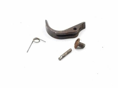 J. Stevens 107B 12ga Single Shot Shotgun Parts: TRIGGER, SPRING, PIN & SCREW