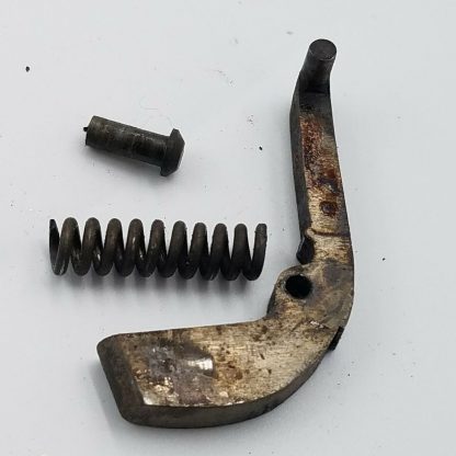 Ithaca Hammerless 12ga Shotgun Part. Hammer (left), Spring, & Plunger - Image 4