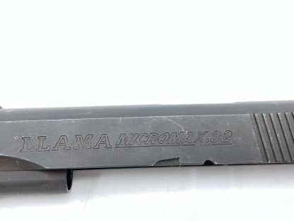 Llama Micro Max .32 32acp pistol parts, slide and bushing