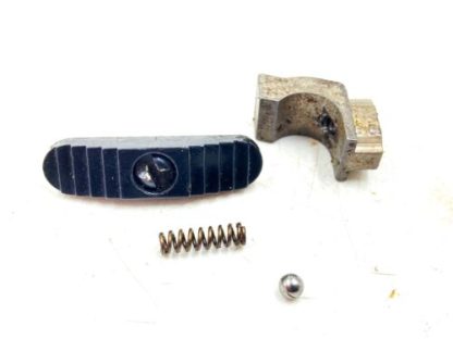 Mossberg 500A, 12ga Shotgun Part: Safety stop and button