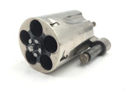 Smith & Wesson 36, 38Spl Revolver Parts: Cylinder with Yoke *Factory Nickel* - Image 4