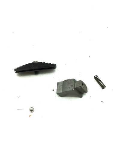 Mossberg 500A, 12ga Shotgun Part. Safety, Button, Plate, Ball, Spring & Screw - Image 3