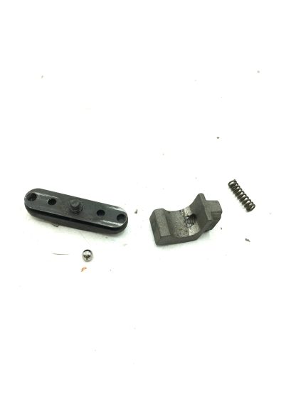 Mossberg 500A, 12ga Shotgun Part. Safety, Button, Plate, Ball, Spring & Screw - Image 5