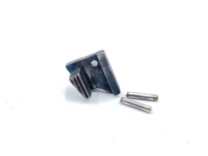 Jimenez J.A. 9 9mm pistol parts, disassembly button and pins