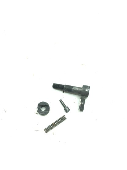 Smith & Wesson 3914 9mm pistol parts: mag catch, nut, pin, & spring - Image 2
