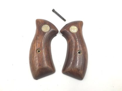 Charter Arms Pathfinder 22LR Revolver Parts: Wooden Grips with Screw