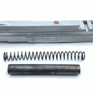 Jiminez Arms JA Nine 9mm pistol parts: slide, barrel, recoil spring