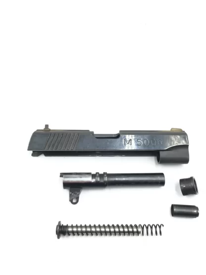 IAI Model M5000 45acp, pistol parts, slide, barrel, and recoil spring