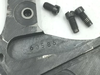 Smith & Wesson 586 357mag Revolver Parts: Sideplate with Three Screws - Image 2