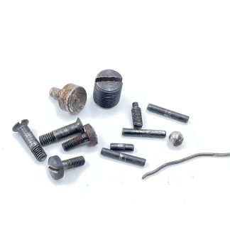 Rohm RG 10 22 short revolver parts, pins, ball, plunger, and screws