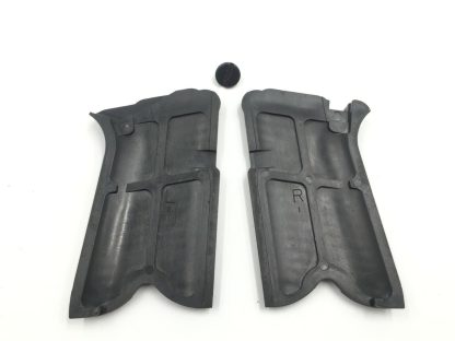 Ruger P89 9mm Pistol Parts: Black Plastic Grips with One Screw - Image 2