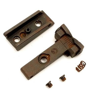Thompson / Center Arms Hopkins 50 BP Part. Rear Sight Blade w/ Base, & Screws - Image 5