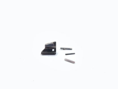 Jimenez Arms JA9 9mm pistol parts, disassembly button and pins