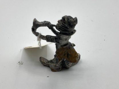 Pewter Clown with Horn Figurine - Image 3