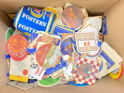 Large Box of Foreign and Domestic Beer Coasters