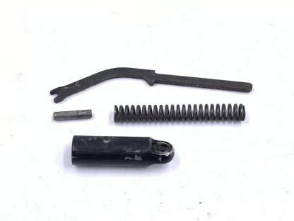 Ruger P85 MKII 9mm pistol parts, hammer strut, spring, seat, and pin