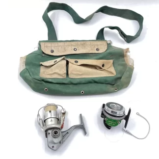 Vintage Berkley Fishing Bag and Two Reels