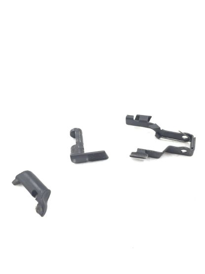 Smith and Wesson M&P9C 9mm, pistol parts, slide catch, magazine catch, disassembly lever - Image 5
