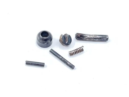 Rossi 68 38spl. revolver parts, pins, spring, nut, and swivel