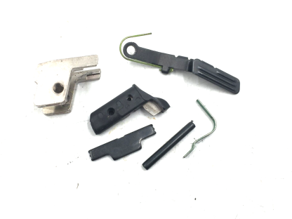 Smith & Wesson SD9 VE, 9mm Pistol Parts: Slide Stop, Lever, Barrel Stop, Pin, Mag Catch, Spring