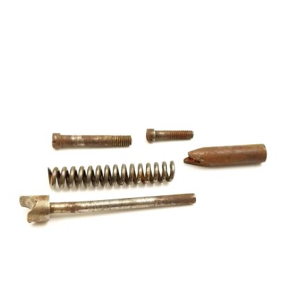 Electric City Single Shot 12ga, Shotgun Part. Mainspring w/ Guide, Seat, Screws - Image 3