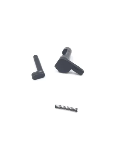 Beretta 92D 9MM, pistol parts, disassembly latch, release, and spring - Image 2