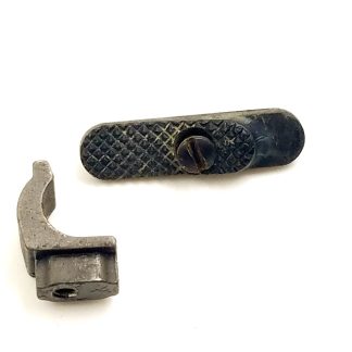 Mossberg 500 AT PG, 12ga Shotgun Part.  Safety, Button, Plate, Screw