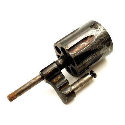 Smith & Wesson 14-3, 38Spl Revolver Part. Cylinder w/ Yoke. - Image 2