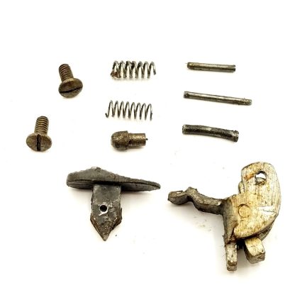 ERA Revelation, 20ga Shotgun Part. Safety Catch Thumbpiece, Trigger Stop, Springs, Screws, Stud, Pins