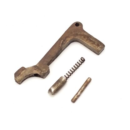 J. C. Higgins 583.1 12ga, Shotgun Part.  Lever w/ Pin, Carrier Spring w/ Plunger - Image 5