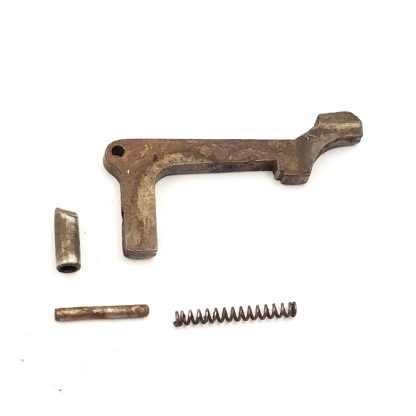 J. C. Higgins 583.1 12ga, Shotgun Part.  Lever w/ Pin, Carrier Spring w/ Plunger - Image 3