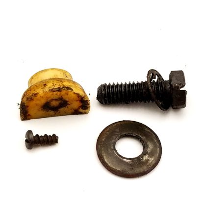 Ithaca 51 Featherlight, 12ga Shotgun Part. Stock Bolt w/ Washer, Buffer w/ Screw - Image 3