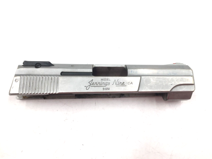 Bryco Jennings Nine 9mm, Pistol Parts: Slide with Firing Pin, Takedown, Spring
