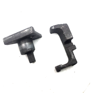 Jimenez JA Nine 9mm, Pistol Parts: Mag Release, Disassembly Button