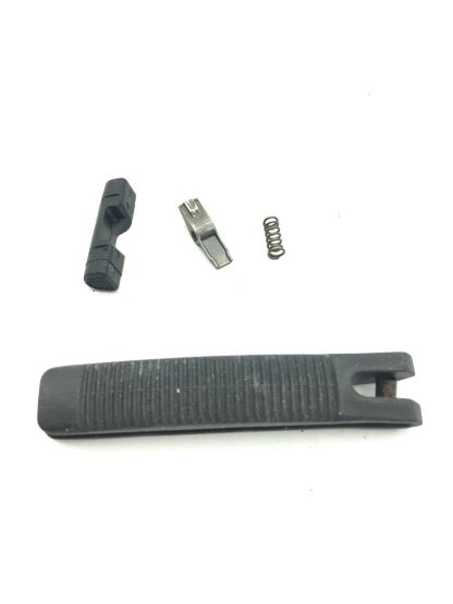 Ruger SR40 .40S&W, Pistol Parts, Mag Latch with Spring, Thumb Piece, Back Strap