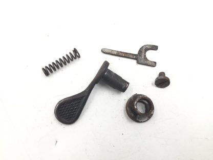 Stevens 107 B 16 Gauge, Shotgun Parts: Top Snap, Sleeve, Retainer, Screw, Spring - Image 2