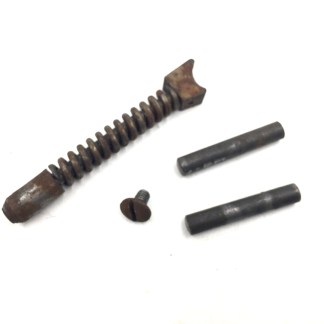Stevens 107 B 16 Gauge, Shotgun Parts: Mainspring Plunger, Pins, Screw